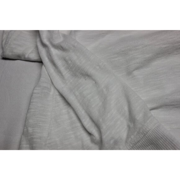 Left of Center Anthropologie burnout distressed destroyed asymmetric t-shirt L - Picture 11 of 14